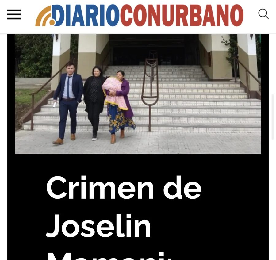 Diario Conurbano — Caso Joselin Mamani
